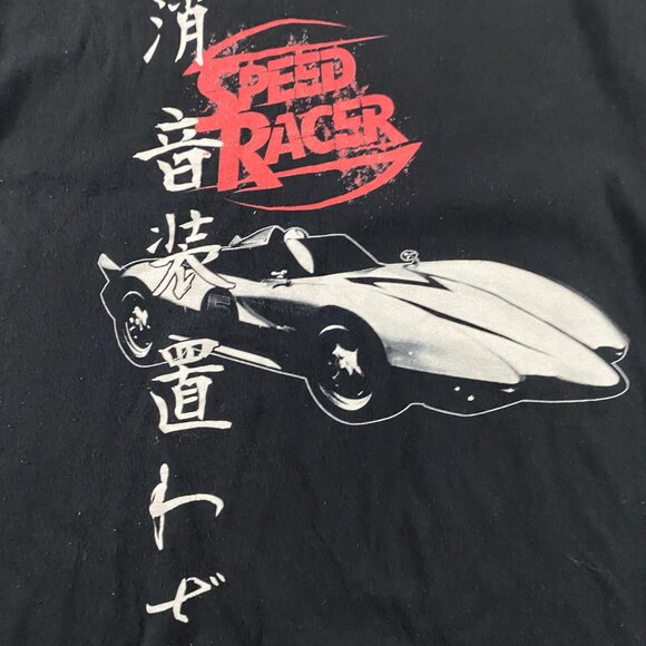 Vintage Speed Racer Movie T Shirt Men's Large Cotton Black - Picture 2 of 7